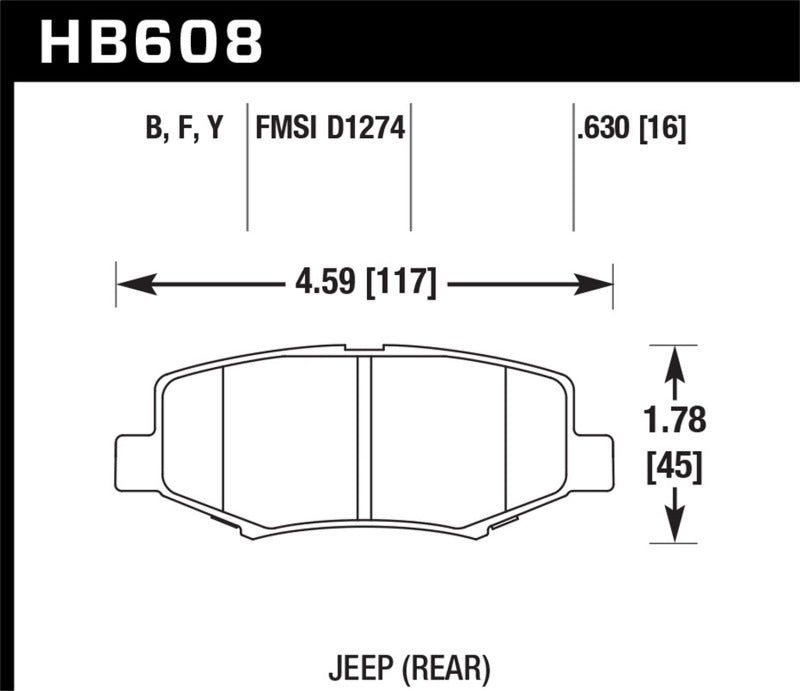 Hawk HPS Street Brake Pads