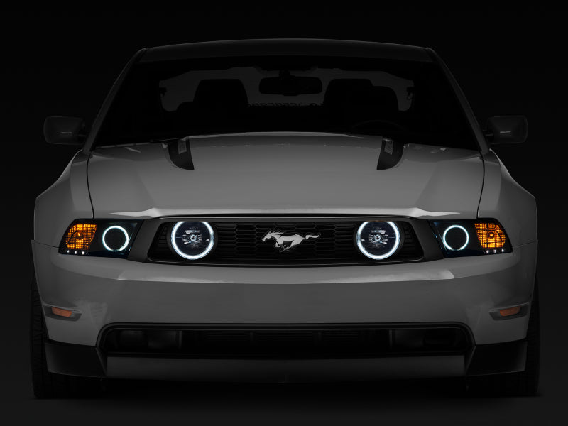 Raxiom 05-12 Ford Mustang GT LED Halo Fog Lights (Smoked)