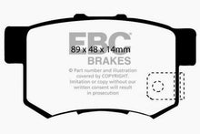 Load image into Gallery viewer, EBC 97 Acura CL 2.2 Greenstuff Rear Brake Pads