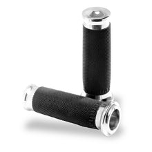 Load image into Gallery viewer, Performance Machine Contour Renthal Wrapped Grips - Chrome
