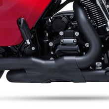 Load image into Gallery viewer, Vance &amp; Hines HD Dresser 09-16 Power Duals Black PCX Header Exhaust