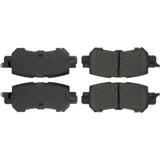Posi-Quiet 10 / 12-17 Nissan GT-R Premium Semi-Metallic Rear Brake Pads