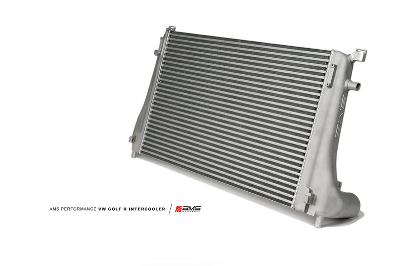 AMS Performance 2015+ VW Golf R MK7 Front Mount Intercooler Upgrade w/Cast End Tanks