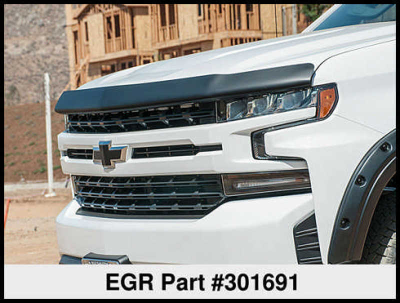 EGR 2019 Chevy 1500 Super Guard Hood Guard - Dark Smoke