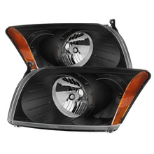 Load image into Gallery viewer, Xtune Dodge Caliber 07-12 Crystal Headlights -Black HD-JH-DCAL07-AM-BK