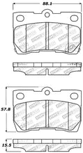 Load image into Gallery viewer, StopTech Performance 06 Lexus GS300/430 / 07-08 GS350 / 06-08 IS250/350 Rear Brake Pads