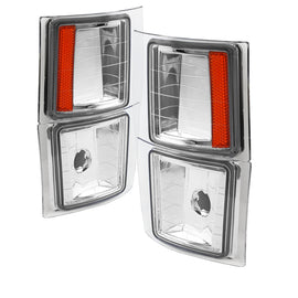 xTune Chevy Suburban 94-98 4 pcs Corner Lights Chrome CCL-JH-CCK88-E-AM