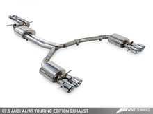 Load image into Gallery viewer, AWE Tuning Audi C7.5 A7 3.0T Touring Edition Exhaust - Quad Outlet Diamond Black Tips