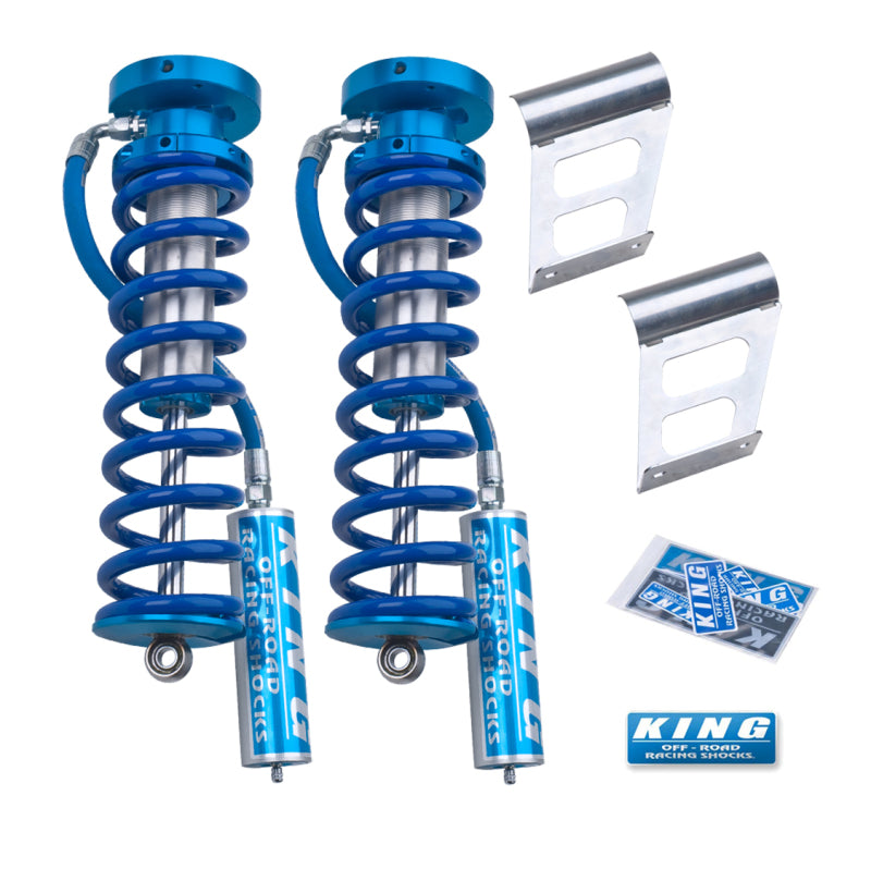 King Shocks 2005+ Ford F-250/F-350 4WD Front 2.5 Dia Remote Reservoir Coilover Conversion (Pair)