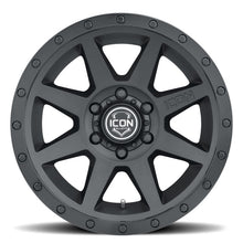 Load image into Gallery viewer, ICON Rebound 17x8.5 6x5.5 0mm Offset 4.75in BS 106.1mm Bore Double Black Wheel