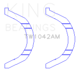 King Engine Bearings Nissan VR38DETT/VQ35AHR/VQ37HR Thrust Washer Set