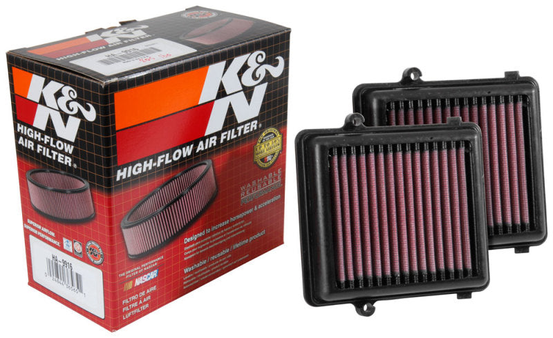 K&N 16-17 Honda CRF1000L Africa Twin 998 Replacement Drop In Air Filter (2 Per Box)