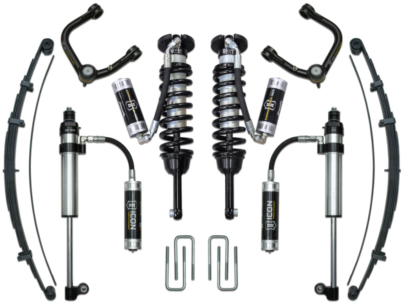 ICON 05-15 Toyota Tacoma 0-3.5in/16-17 Toyota Tacoma 0-2.75in Stg 8 Suspension System w/Tubular Uca