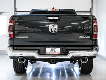 Load image into Gallery viewer, AWE Tuning 19-21 RAM 1500 5.7L (w/Cutouts) 0FG Dual Rear Exit Cat-Back Exhaust - Chrome Silver Tips