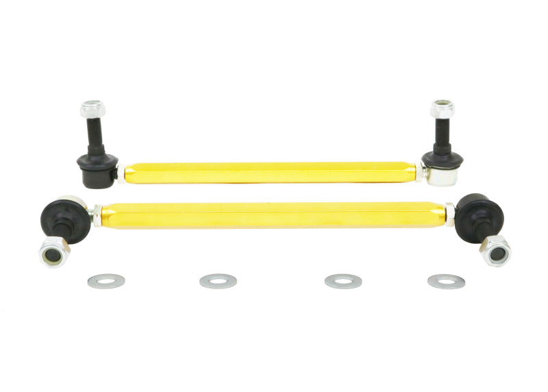 Whiteline 18-19 Kia Stinger Front Sway Bar Link Assembly Heavy Duty Adjustable Steel Ball